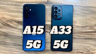 Samsung Galaxy A15 5G vs Samsung Galaxy A33 5G