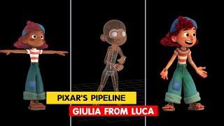 Luca | Giulia from Luca | Pixar's Pipeline |@3DAnimationInternships