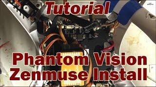 How to Mount a Zenmuse H3-3D Gimbal on a DJI Phantom Vision Quadcopter