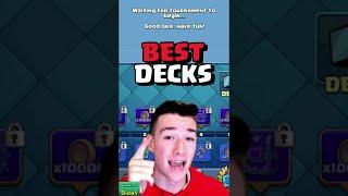 Best Royal Tournament Decks!  #shorts