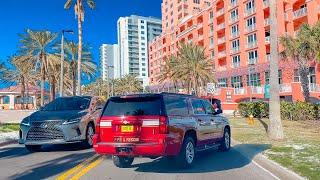 Clearwater Beach Florida After Hurricanes 4K Driving Tour (Tampa Bay)