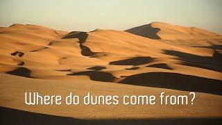 Great footage of sand dunes forming and moving