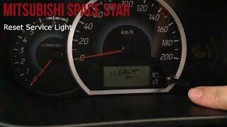 Mitsubishi Space Star Reset Service Light