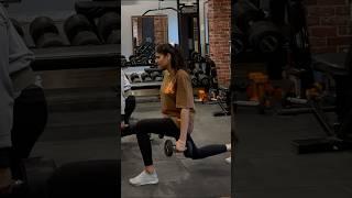 Lunges with 2 Girls in the Gym  Everyone Stopped Watching Us