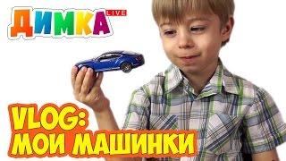 Пожарная, Скорая, Полицейская, Ford и другие машинки - Димка Live - VLOG для детей: Мои машинки #2