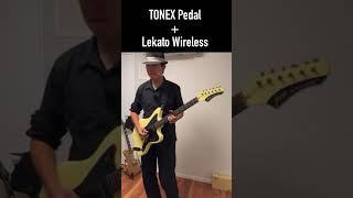 "Cheap wireless surprisingly good" TONEX Pedal + Lekato Wireless Live Streaming #shorts