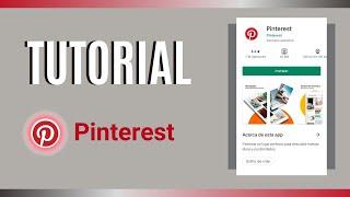 PINTEREST APP TUTORIAL PASO A PASO *BIEN EXPLICADO*