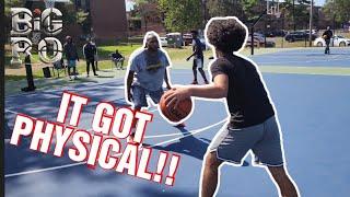 Young Bull SHOCKED EVERYBODY in the most INTENSE 4v4 EVER!! #basketball #streetball #bigro