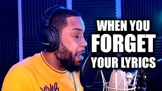 When you forget your lyrics