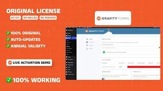 Gravity Forms with License Key (Elite Plan) | Best WordPress Form Builder Plugin | Activation Key