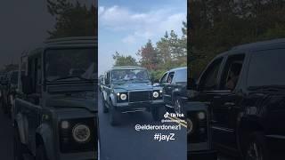 Jay Z arriving with Style at Michael Rubin's 4th of July Party in the Hamptons.