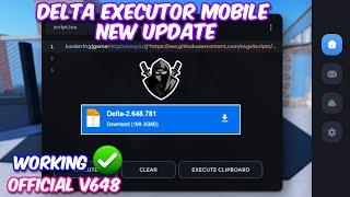 Delta Executor Mobile Latest Version v648 is Here | No Crash, No Lag | New Delta Executor Update