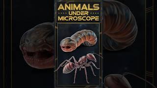 These Animals Under Microscope #animals #youtubeshorts