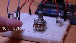 Tutorial on how to use the arduino analog inputs