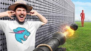 Can 50,000 Magnets Catch A Cannon Ball?