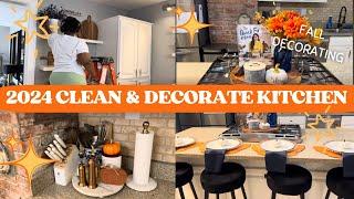 2024 NEW CLEAN & DECORATE FALL KITCHEN DECOR / LET'S MAKE THIS KITCHEN SHINE / SHYVONNE MELANIE TV