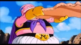 DBZ-Majin Buu turns Dabura into a cookie and EATS him