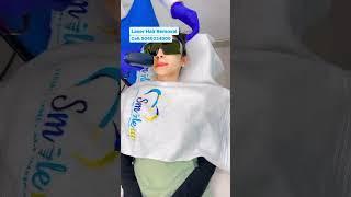 Laser Hair Removal at Smile up clinic #ytshorts #laserhairremoval #youtubeshorts