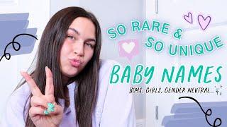 SO RARE & SO UNIQUE BABY NAMES! (Boys, Girls, Gender Neutral)