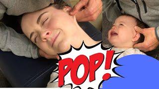 *Mom and Infant* Get LoUd Chiropractic Crack Adjustments to Resolve Neck Pain and Head Cold