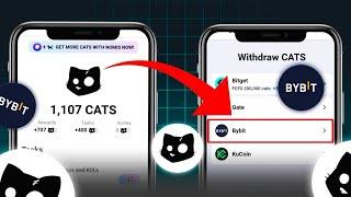 How to withdraw CATS Airdrop ($CATS) Token to ByBit | Binance | OKX | BitGet