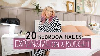 20+ Budget Hacks for a Luxury Bedroom Makeover!