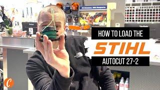 How to Load the NEW Stihl AutoCut 27-2 Trimmer Head