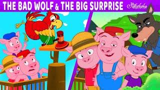 The Bad Wolf and The Big Surprise + 3 Little Pigs | Bedtime Stories for Kids | English Fairy Tales