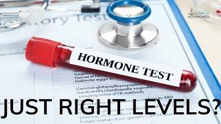 How To Get JUST RIGHT Hormones After Menopause - Not Too High Not Too Low