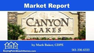 Canyon Lakes Boynton Beach, FL Real Estate Market Report