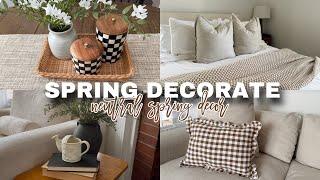 SPRING DECORATE WITH ME 2025 / NEUTRAL SPRING DECOR / DECORATING FOR SPRING