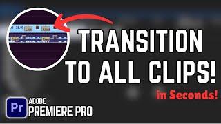 Add Transitions to Multiple Clips in Premiere Pro (2025 Time-Saving Guide!)