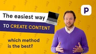 The easiest way to create content for ANY online course