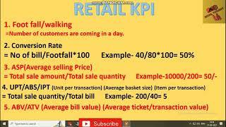 KPI ! What is KPI ? KPI in retail