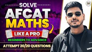 Solve AFCAT Maths Like a PRO | AFCAT 1 2025 Maths