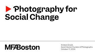 Photography for Social Change