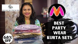 Myntra Party Wear Kurta Set Haul | Myntra Kurta Set Haul | Myntra Haul