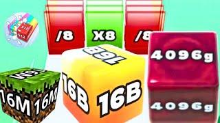 Jelly Run 2048 [New York Adventure] vs Jelly Tube Run 2048 16B vs Jelly Merge Run & Match 256M