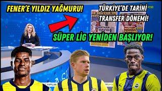 Fenerbahçe’ye Dev Yıldızlar Geliyor! Rashford, De Bruyne ve Jonathan David Bombası! #fenerbahçe