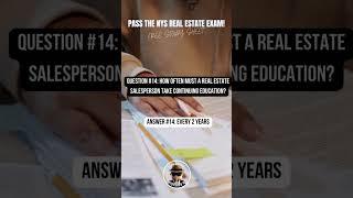 FREE STUDY SHEET TO PASS THE NYS REAL ESTATE SALESPERSONS EXAM