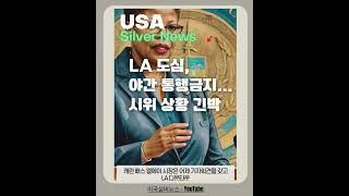 LA 도심, 야간 통행금지... 시위 상황 긴박 #미국실버뉴스 #쇼츠 #엘에이 #시위 #트럼프정책
