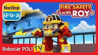 Fire safety with Roy | EP 14 -26 | Robocar POLI | Kids animation