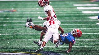  Alabama WR John Metchie DECKS Defender After INT | #1 Alabama vs. #7 Florida Highlights
