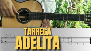 Francisco Tárrega - Adelita | Guitar Tab Tutorial with PDF Download