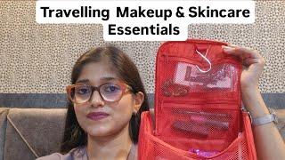 What's in my travelling Makeup plus Skincare kit ?  Travelling Makeup & Skincare essential| #Makeup