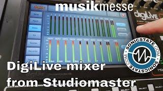 MESSE 2018:  Studiomaster DigiLive Mixer (can run apps too!)