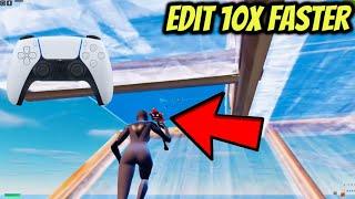 How To ACTUALLY EDIT FASTER On Controller (Best Settings, Tutorial + Tips and Secrets)