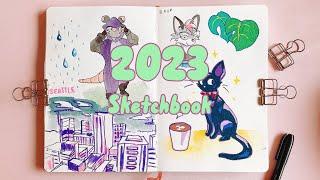 2023 Furry Artist Watercolor Sketchbook Tour