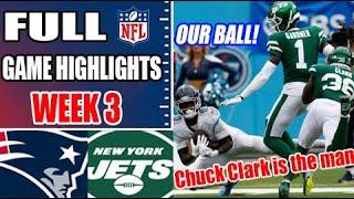 New York Jets vs New England Patriots Full Highlights [Week 3] | NFL Highlights 2024