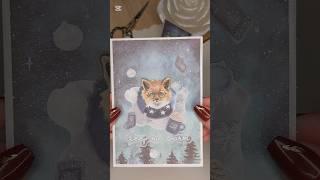 ASMR Christmas Cardmaking #cardmaking #christmas #journaling #scrapbook #scrapbooking #asmr #shorts